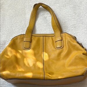 Yellow Leather Michael Kors Purse